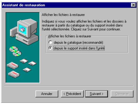HP COLORADO 8GB TRAVAN DRIVE - Utilisation de l'assistant de restauration - 2