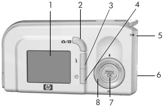 HP E317 - Composants de l'appareil photo - 1
