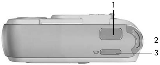 HP E317 - Partie supérieure de l'appareil photo - 1