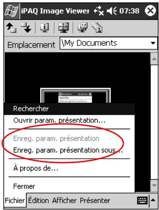 HP IPAQ H1900 POCKET PC - Enregistrement d'une presentation - 1