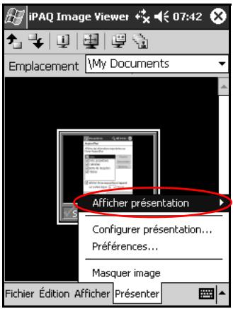 HP IPAQ H2200 - Affichage d'une présentation - 1