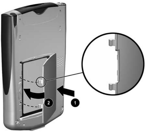 HP IPAQ H2200 - Installation de la batterie - 3