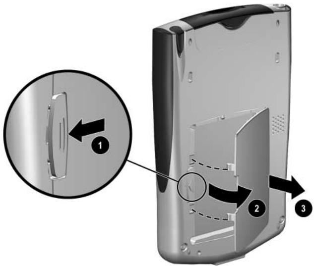 HP IPAQ H2200 - Installation de la batterie - 1