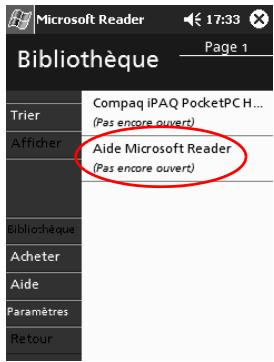 HP IPAQ H3900 - Annotation d'un ouvrage électronique - 3