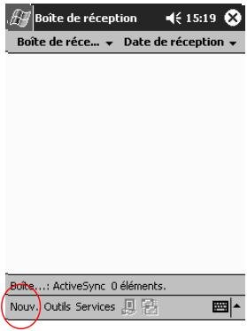 HP IPAQ H3900 - Creation et envoi de messages - 2