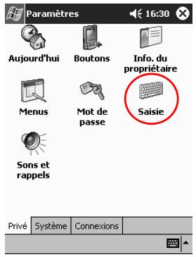 HP IPAQ H3900 - Modification des options de suggestion de mots - 2