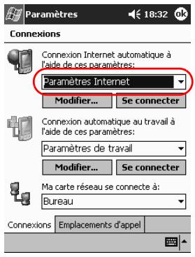 HP IPAQ H3900 - Utilisation d'une carte modem - 4