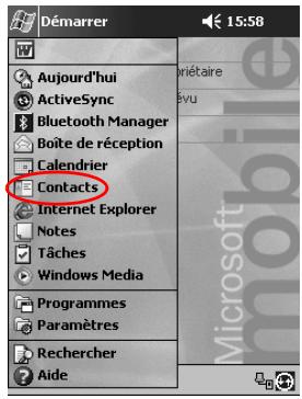 HP IPAQ H3900 - Suppression de contacts - 2
