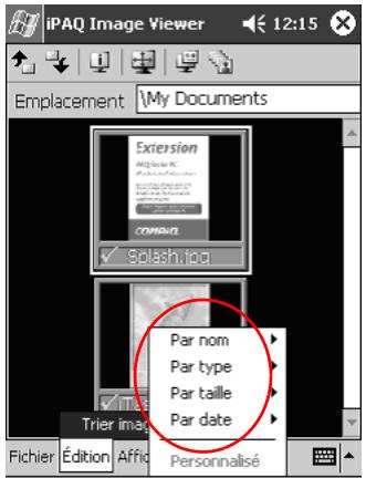 HP IPAQ H3900 - Tri des fichiers image - 4