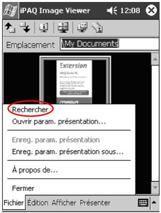HP IPAQ H3900 - Recherche d'une image - 3