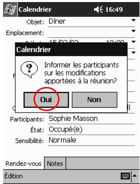 HP IPAQ H3900 - Demandes de réunion - 2