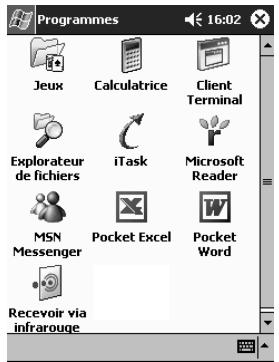 HP IPAQ H3900 - Ouverture des applications - 1