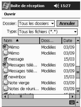 HP IPAQ H3900 - Appuyez sur Édition. - 2