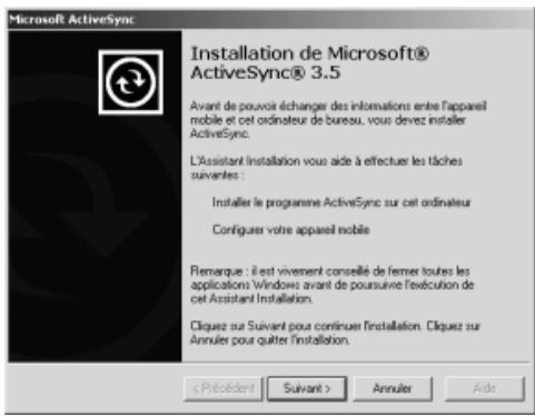 HP IPAQ H3900 - Synchronisation avec l'ordinateur - 2