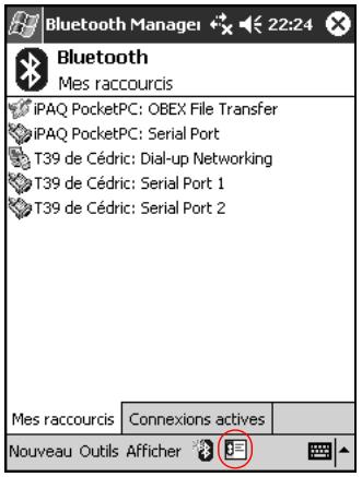 HP IPAQ H5100 POCKET PC - Envoi de cartes de visite - 1