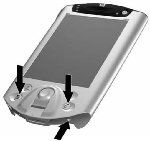 HP IPAQ H5100 POCKET PC - Exécution d'une réinitialisation complète - 2
