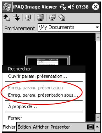 HP IPAQ H5100 POCKET PC - Enregistrement d'une presentation - 1