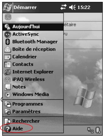 HP IPAQ H5100 POCKET PC - Familiarisation avec l'iPAQ Pocket PC - 2