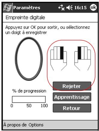 HP IPAQ H5500 - Suppression d'une empreinte digitale - 1