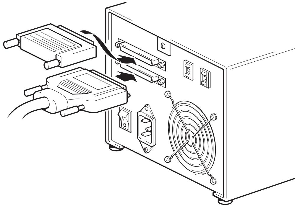 HP STORAGEWORKS DAT 40X6 TAPE AUTOLOADER - Etape 3 : réglage des interrupteurs de configuration (systèmes UNIX uniquement) - 1