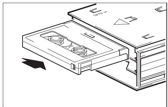 HP STORAGEWORKS DAT 40X6 TAPE AUTOLOADER - Etape 5 : connexion du cable d'alimentation - 1
