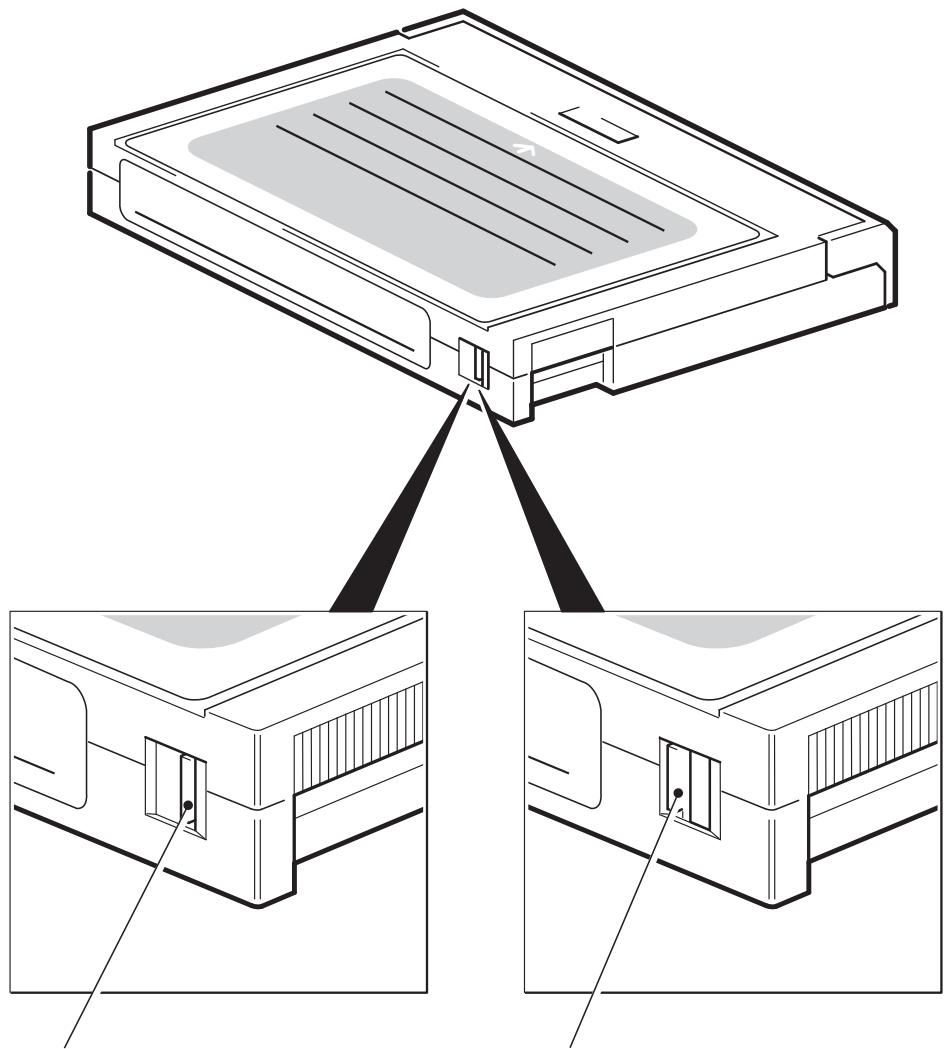 HP STORAGEWORKS DAT 40X6 TAPE AUTOLOADER - Protection des cartouches en écriture - 1