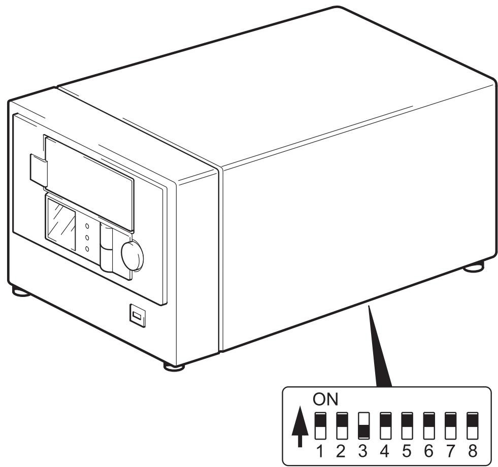 HP STORAGEWORKS DAT 40X6 TAPE AUTOLOADER - Etape 2 : vérification de la valeur de l'interrupteur d'options (systèmes Sun uniquement) - 1