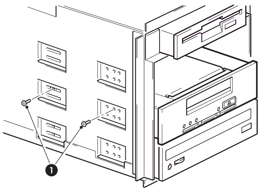 HP STORAGEWORKS DAT 72 SCSI TAPE DRIVE - Fixation sans matériel de montage - 1
