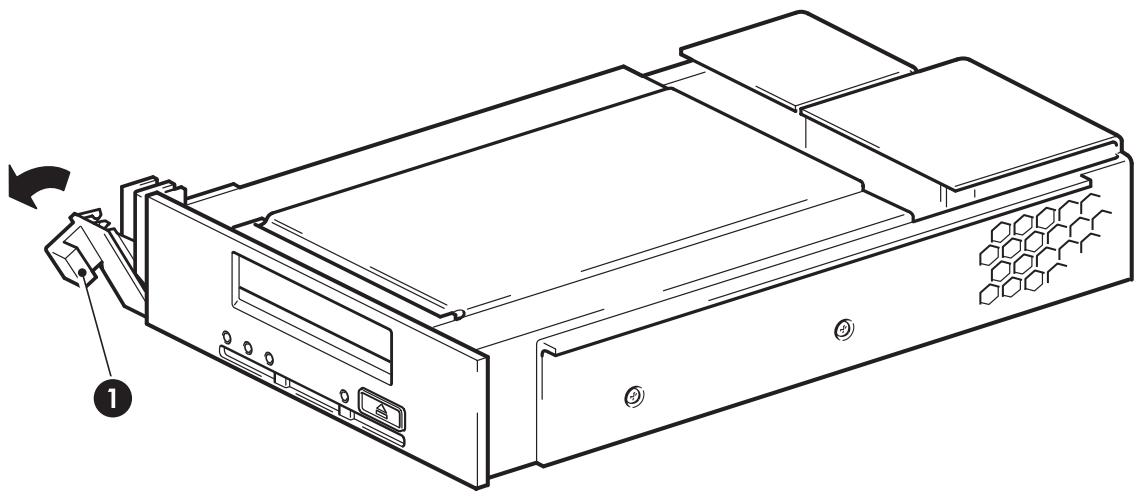 HP STORAGEWORKS DAT 72 SCSI TAPE DRIVE - Installation du lecteur - 1