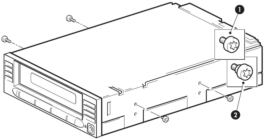 HP STORAGEWORKS DLT VS160 TAPE DRIVE - Vis de montage - 1