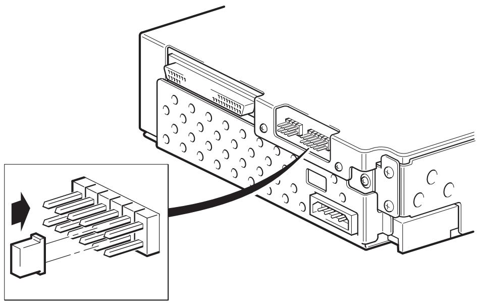 HP STORAGEWORKS DLT VS160 TAPE DRIVE - Vérification de l'adresse SCSI du lecteur - 1