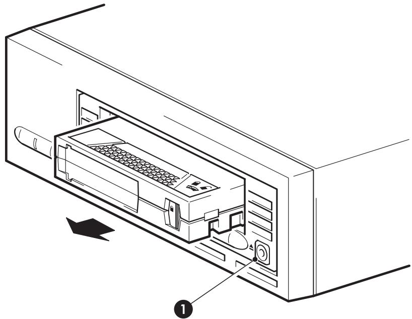 HP STORAGEWORKS DLT VS160 TAPE DRIVE - Insertion des cartouches - 2