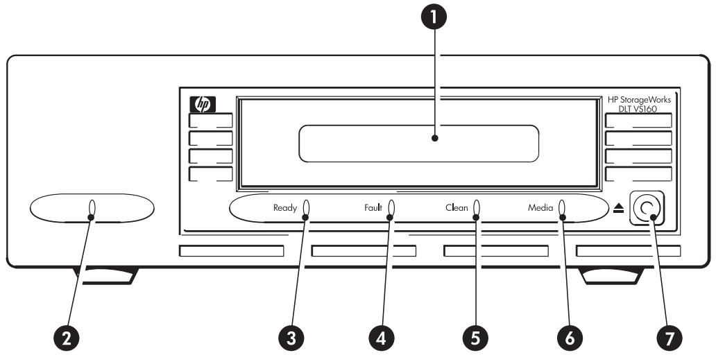 HP STORAGEWORKS DLT VS160 TAPE DRIVE - Face avant - 1