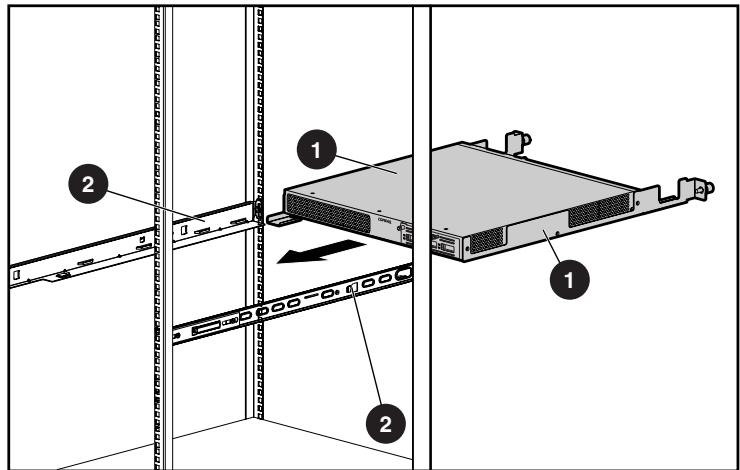 HP STORAGEWORKS FIBRE CHANNEL SWITCHES - Procedure d'installation - 7