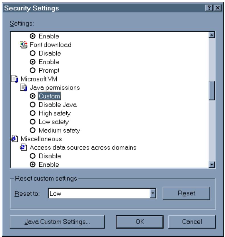 HP STORAGEWORKS FIBRE CHANNEL SWITCHES - Autorisation applets non signée à acceder au réseau - 1