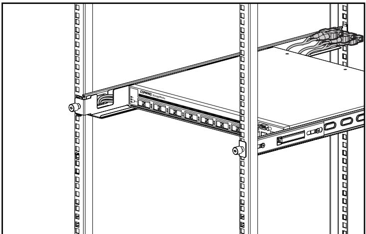 HP STORAGEWORKS FIBRE CHANNEL SWITCHES - Câblage dans le rack - 1