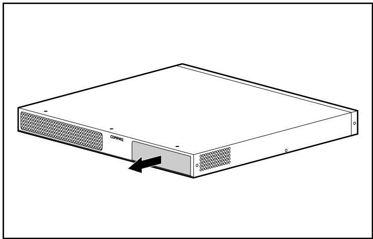 HP STORAGEWORKS FIBRE CHANNEL SWITCHES - Début de l'installation - 1