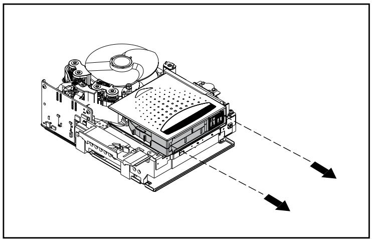 HP STORAGEWORKS SDLT 220 TAPE DRIVE - Retrait de la cartouche - 1