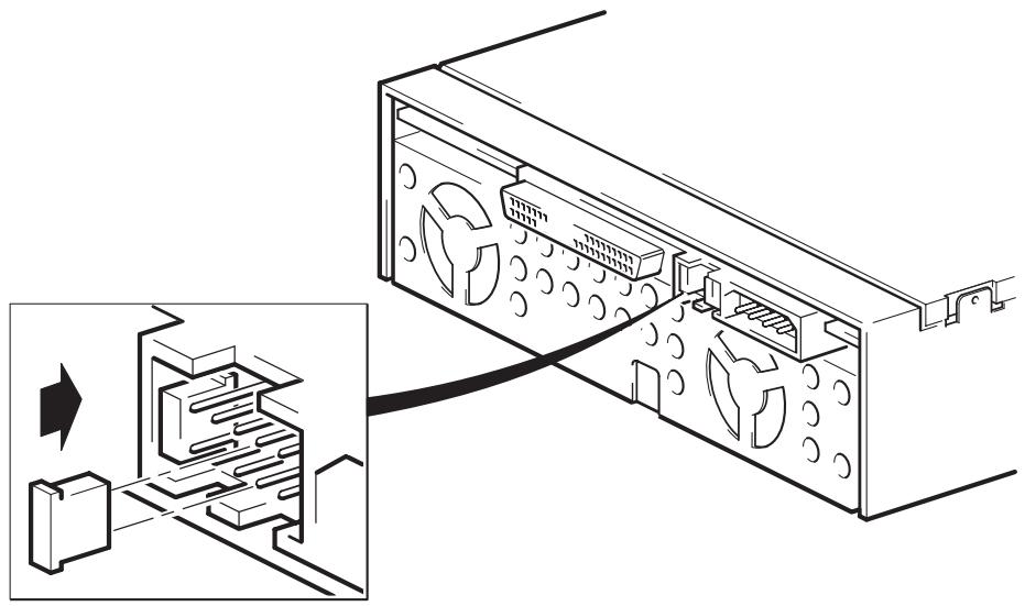HP STORAGEWORKS ULTRIUM 920 TAPE DRIVE - Vérification de l'adresse SCSI du lecteur - 1