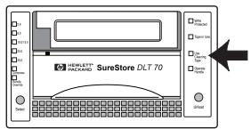 HP SURESTORE DLT 40 TAPE DRIVE - Nettoyage des têtes de lecture - 1