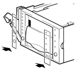 HP SURESTORE DLT 80 TAPE DRIVE - Etape 1 : collez les étiquettes de la langue - 1