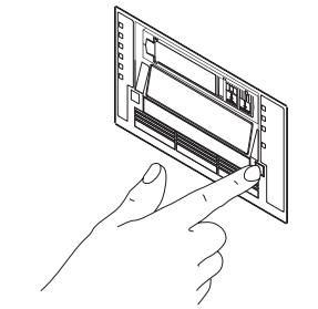 HP SURESTORE DLT 80 TAPE DRIVE - Pour décharger une cartouche : - 1