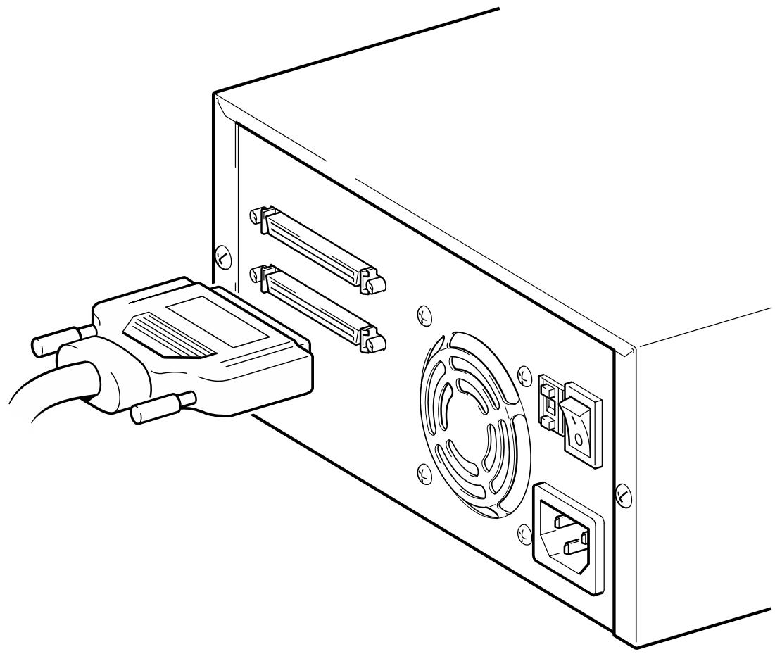 HP SURESTORE DLT1 TAPE DRIVE - Etape 1 : vérifie l'adresse SCSI du lecteur - 1