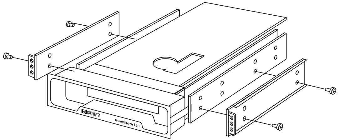 HP SURESTORE T20 TAPE DRIVE - Installation d'un lecteur de bande interne - 3