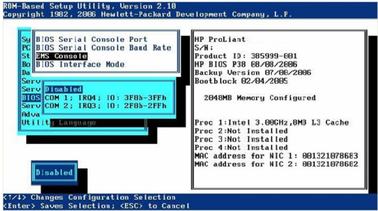 HP smartstart software - Console EMS - 1