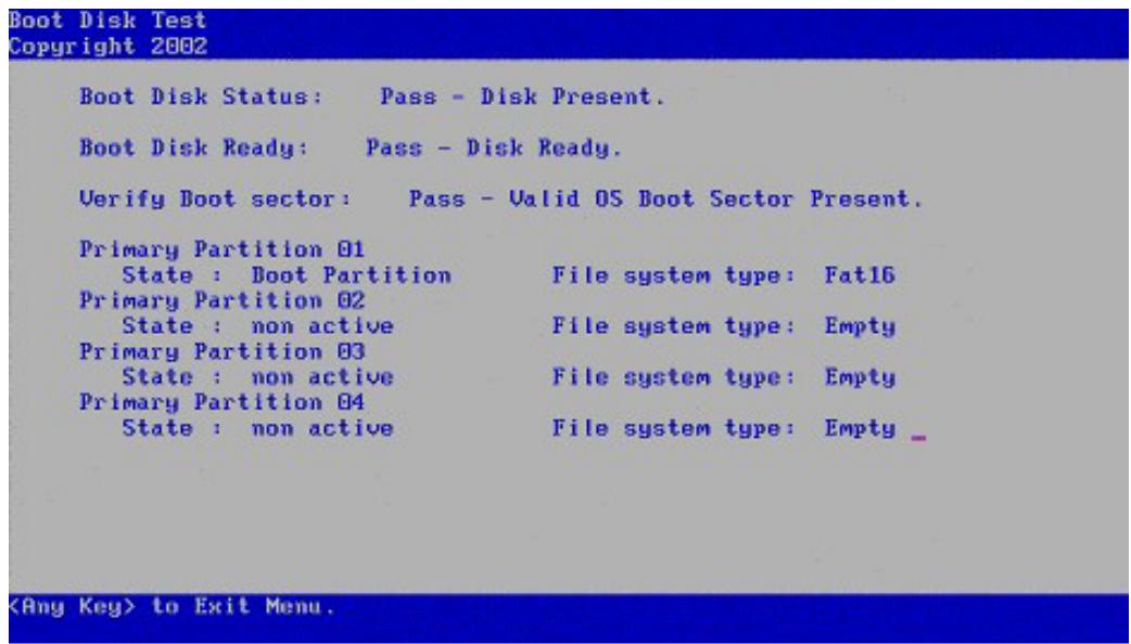 HP smartstart software - Test de diagnostic du disque d'amorçage - 1