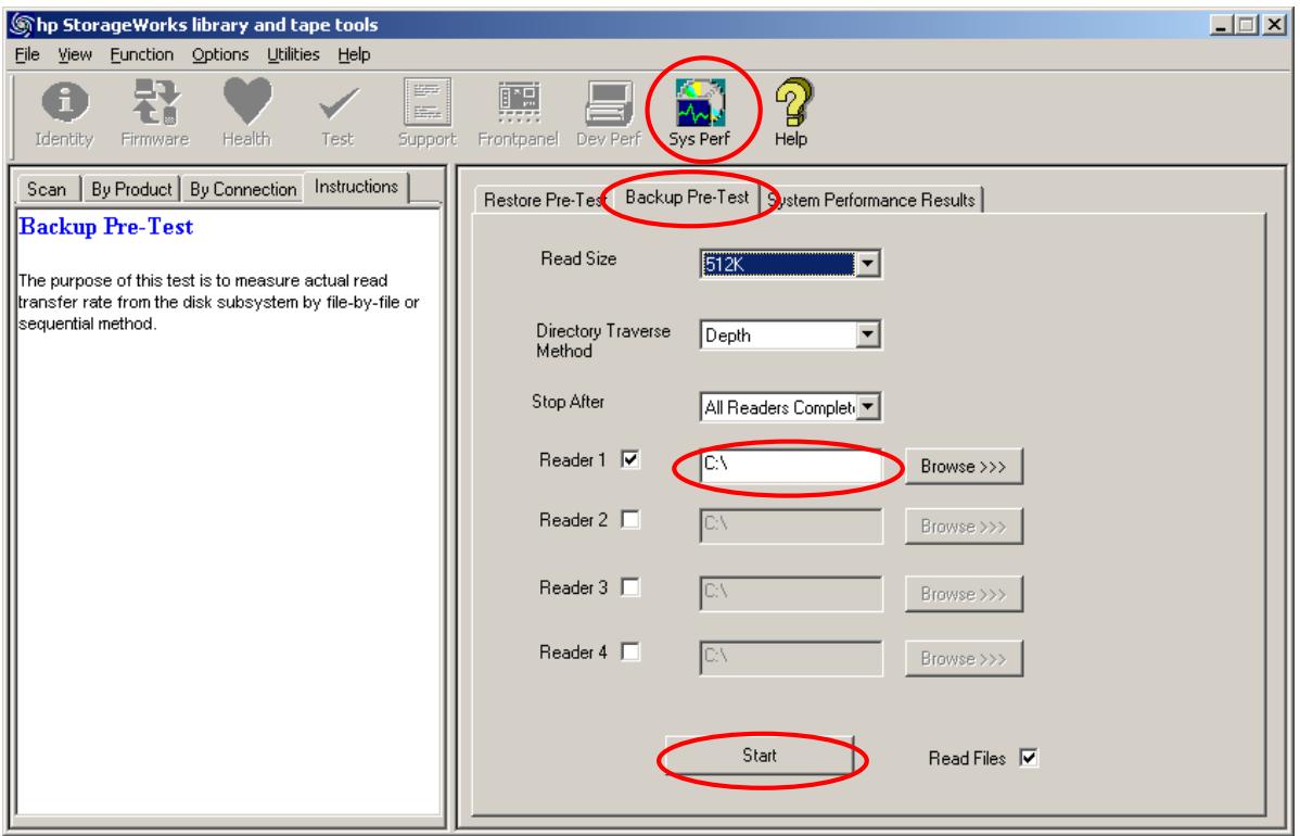 HP 120T OPTICAL DISK JUKEBOX - Comment executer le test de performance du périphérique ? - 3