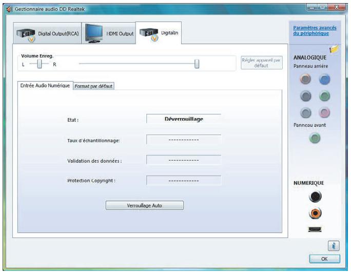 HP COMPAQ CQ2000 - Écrans de contrôle disponibles dans Realtek HD Audio Manager - 4