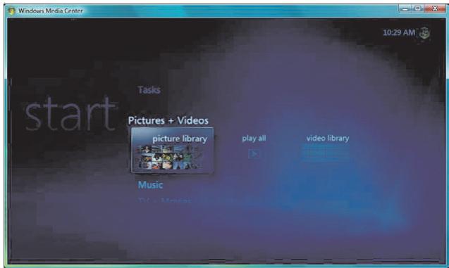 HP COMPAQ CQ2000 - Affichage d/images dans Windows Media Center - 1