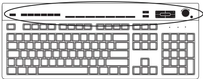 HP COMPAQ CQ2000 - Boutons spéciaux du clavier - 1